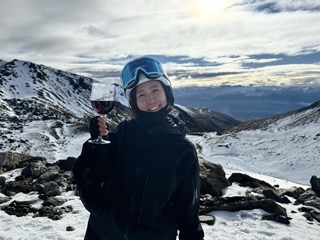Hayley on the mountain